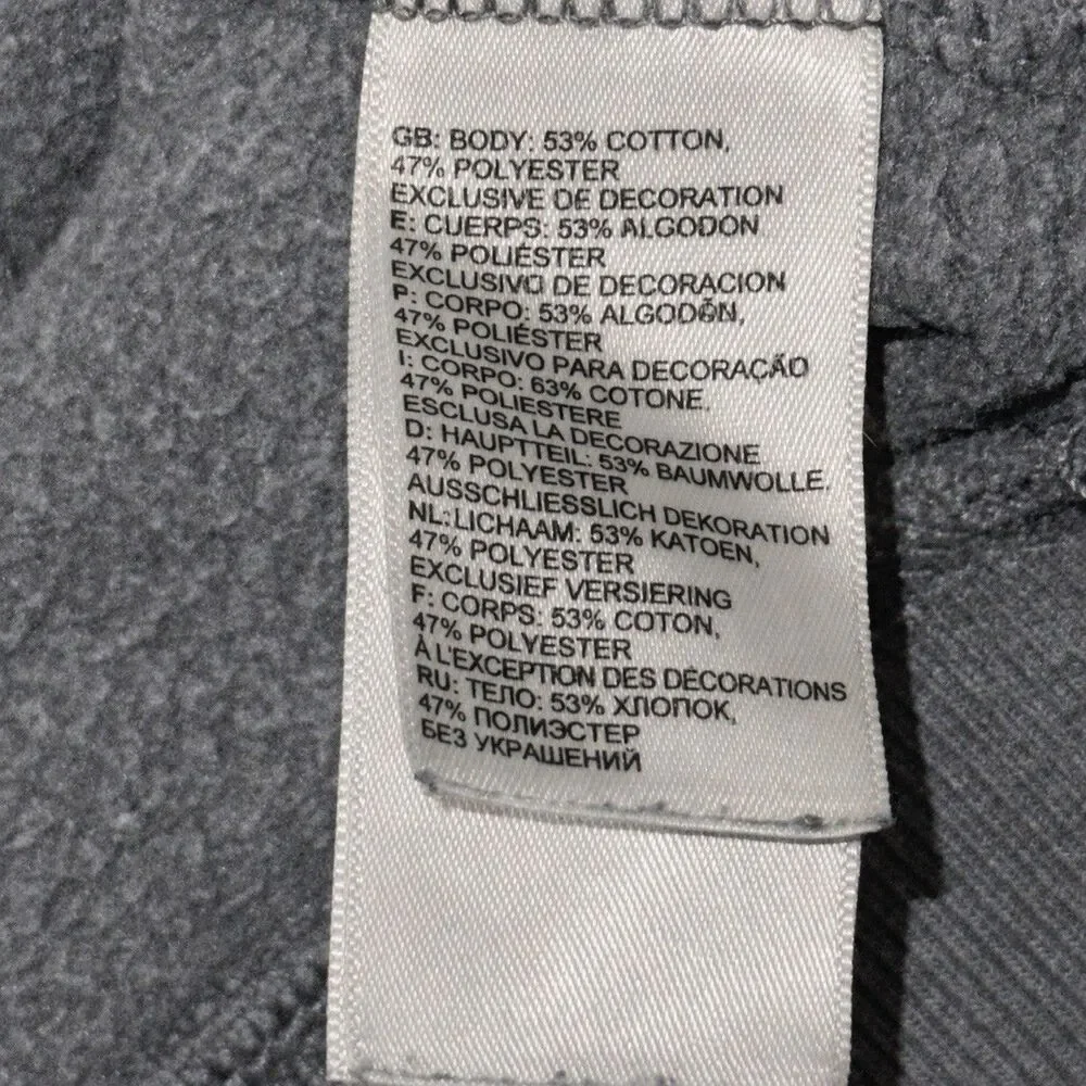 The North Face Heritage Patch Hoodie Mens XL Gray Pullover Sweatshirt